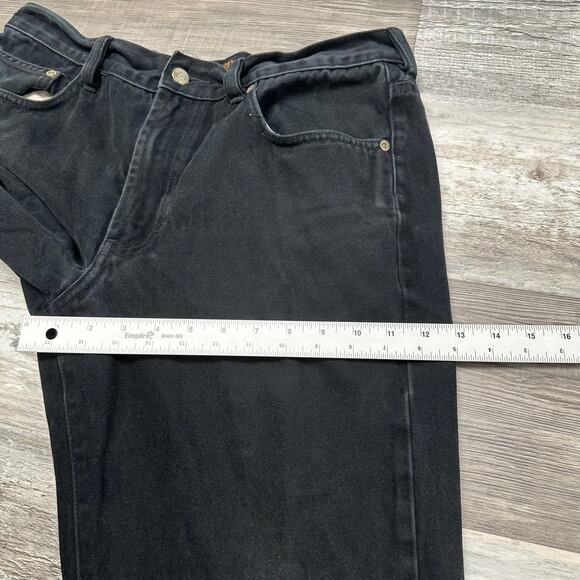 Indigo Palms Faded Black Mens 33x30 Classic Fit‎ Mid Rise Straight Denim Jeans - Picture 12 of 13